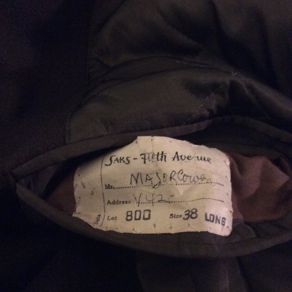 Vintage Saks Fifth Avenue Army Jacket, Size 38L - Picture 3 of 6